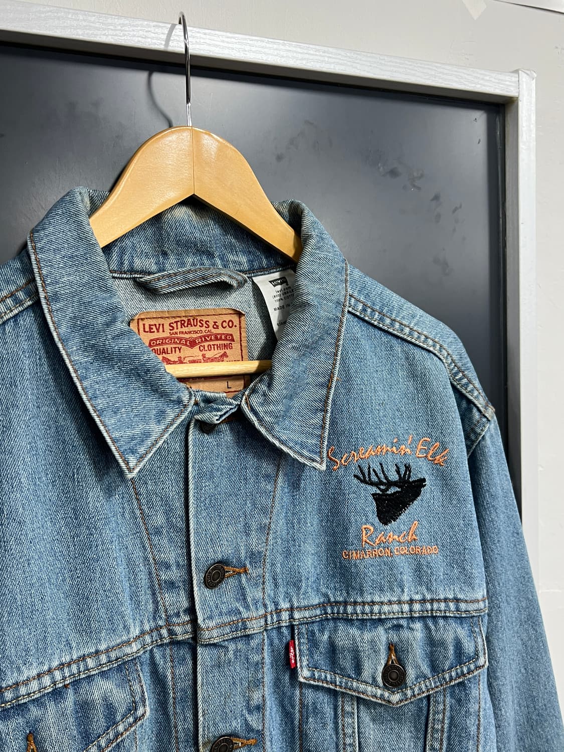 00s Levis 리바이스 70507 빈티지 데님 트러커 자켓 상품이미지2