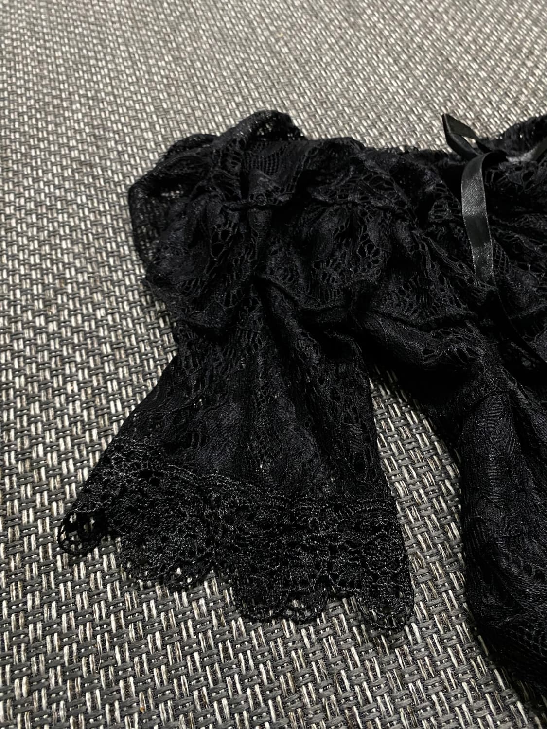 2000s style pearl button Lace Detail one 상품이미지9