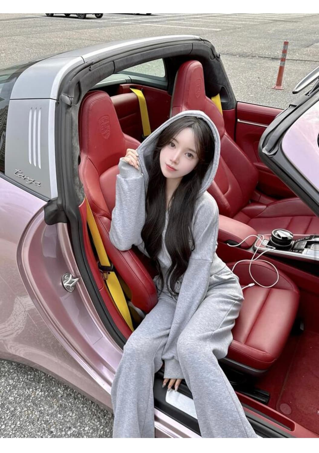 메이윤 제작 속극세사 투웨이 후드집업 & 세미부츠컷 팬츠 set 상품이미지3