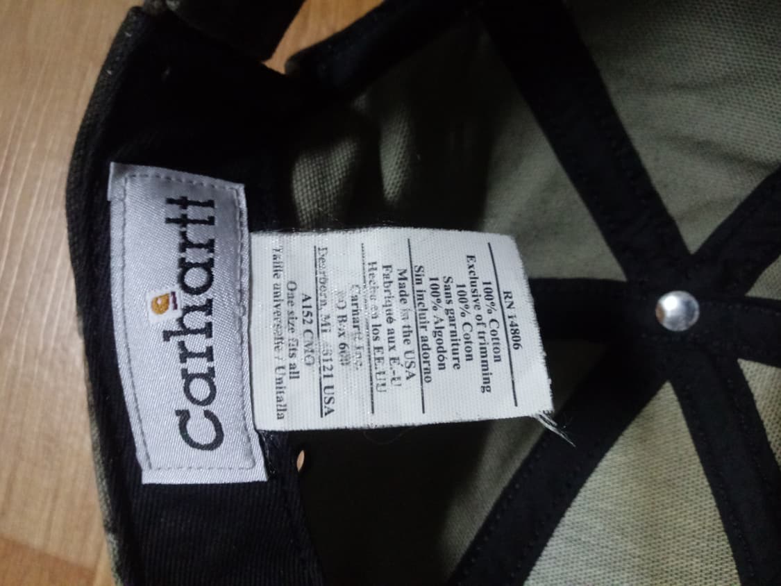 칼하트 리얼트리 카모캡 볼캡 상품이미지5