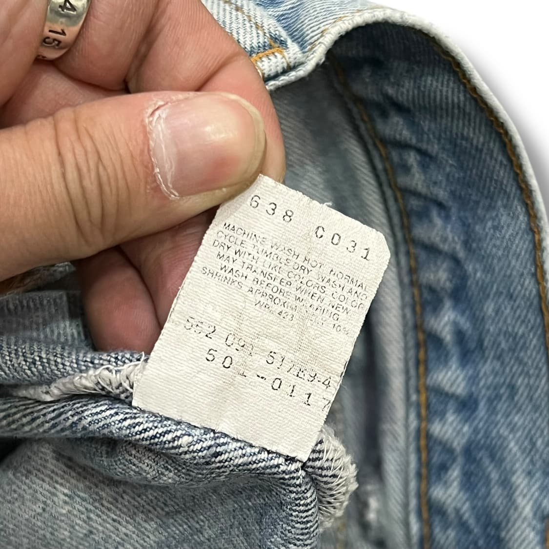  USA 리바이스 501xx 데님팬츠 y14187 상품이미지10
