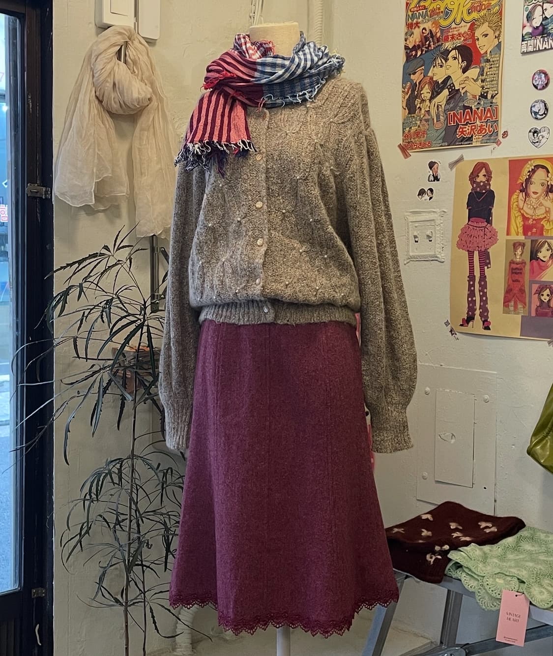 빈티지 믹스 머플러 [무배] 상품이미지3