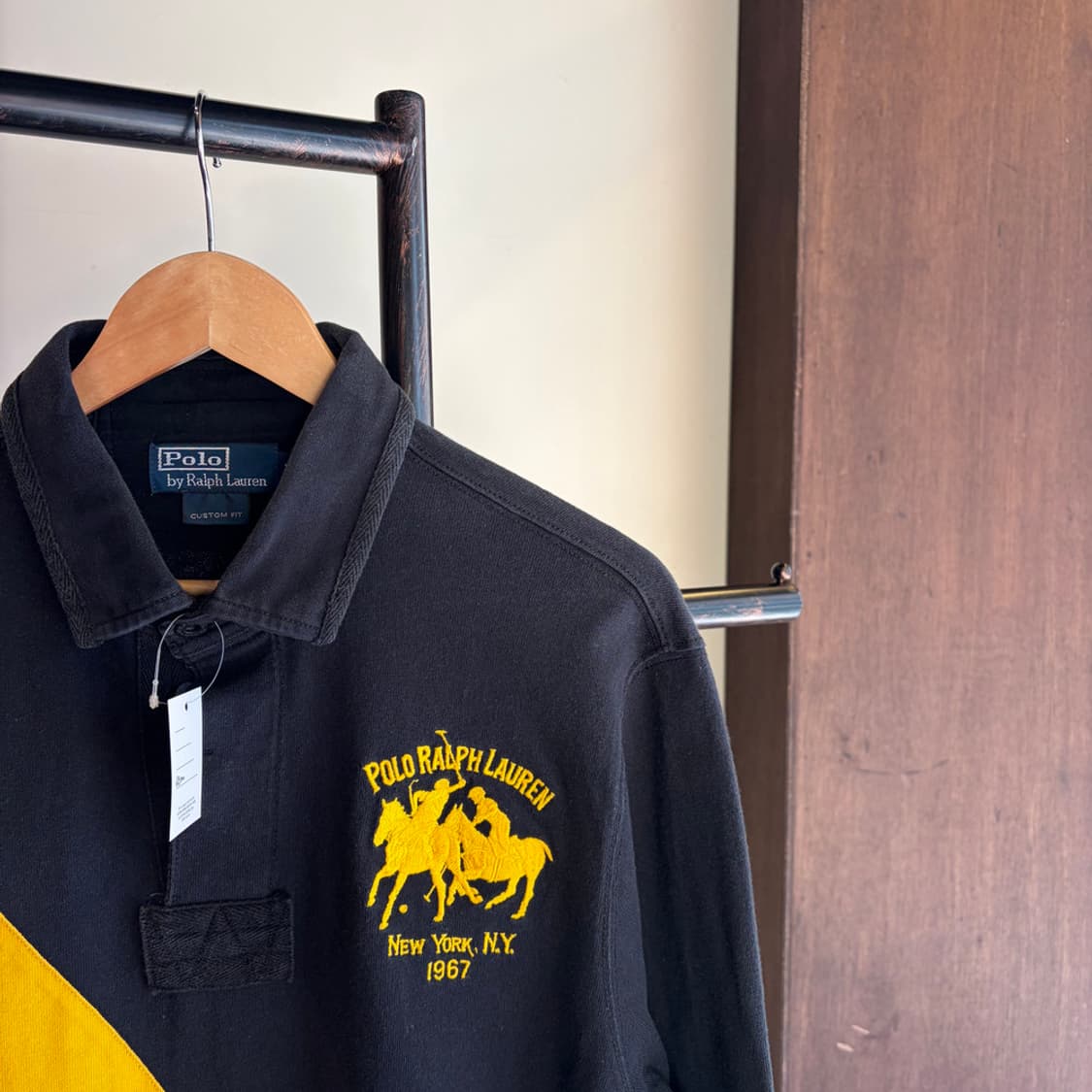 16095 - 폴로 랄프로렌 블랙 빅로고 럭비티 상품이미지3