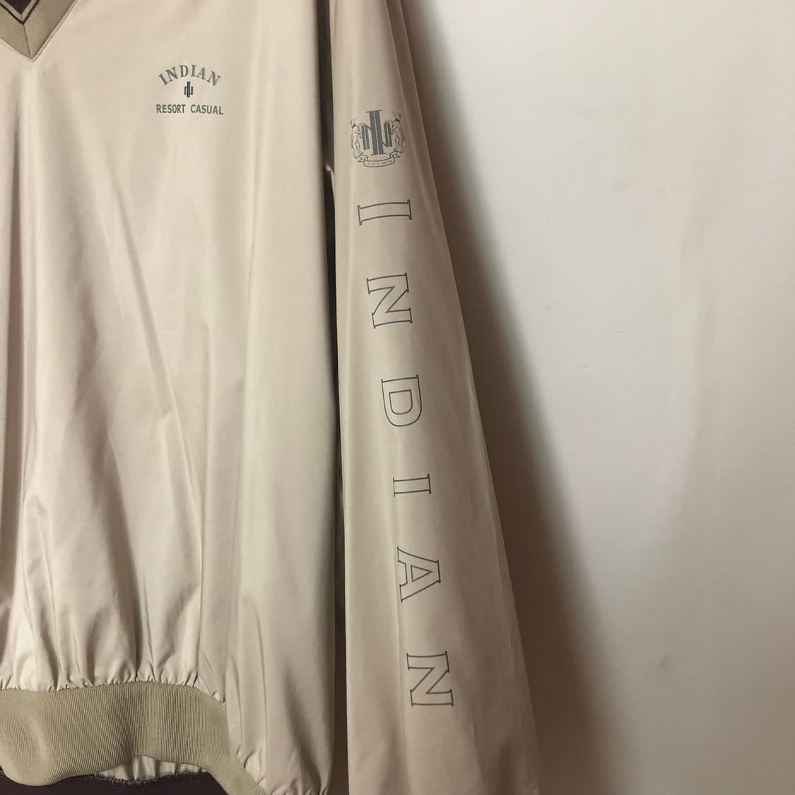 Vintage 💿 indian beige v neck 상품이미지4