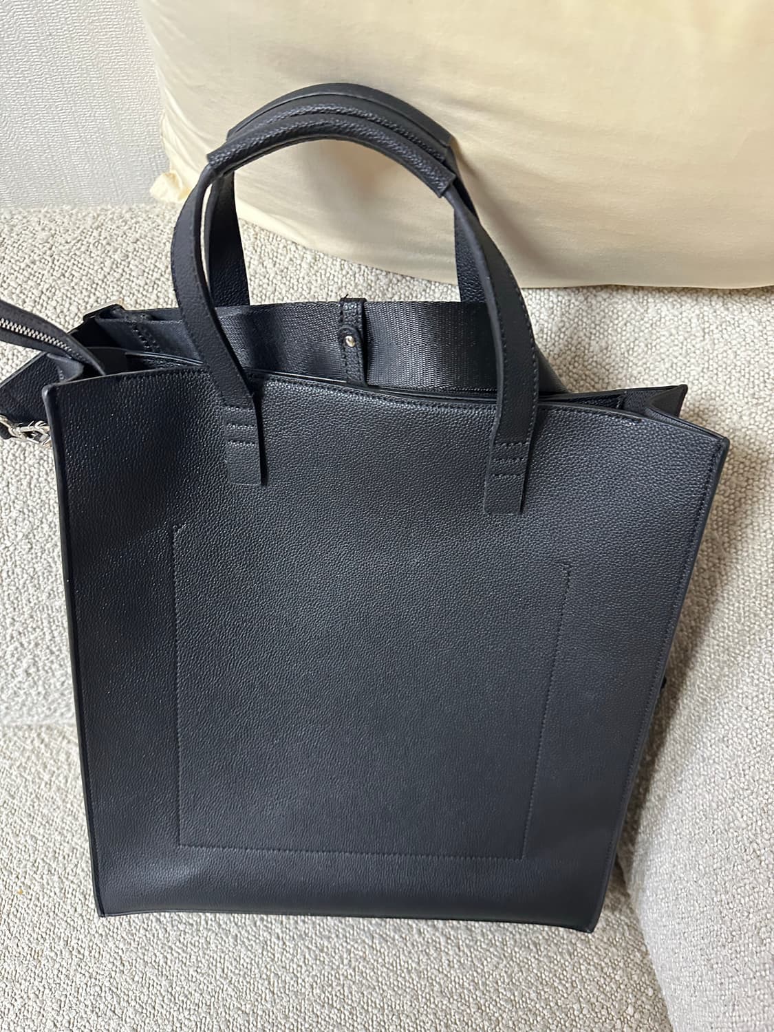 샘소나이트 레드 토트백 팝니다 상품이미지2