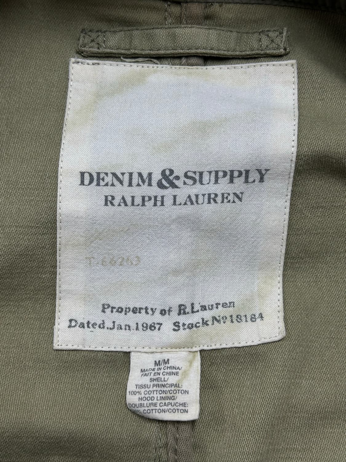 폴로 랄프로렌 데님 앤 서플라이 M-51 피쉬테일 파카 상품이미지9