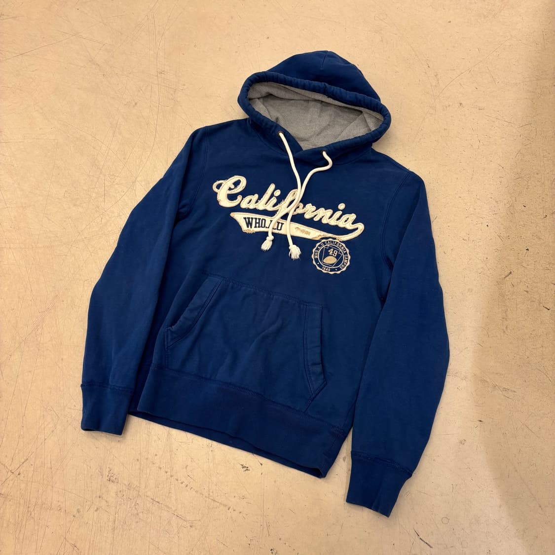 후아유 캘리포니아 빅로고 후드티 상품이미지1