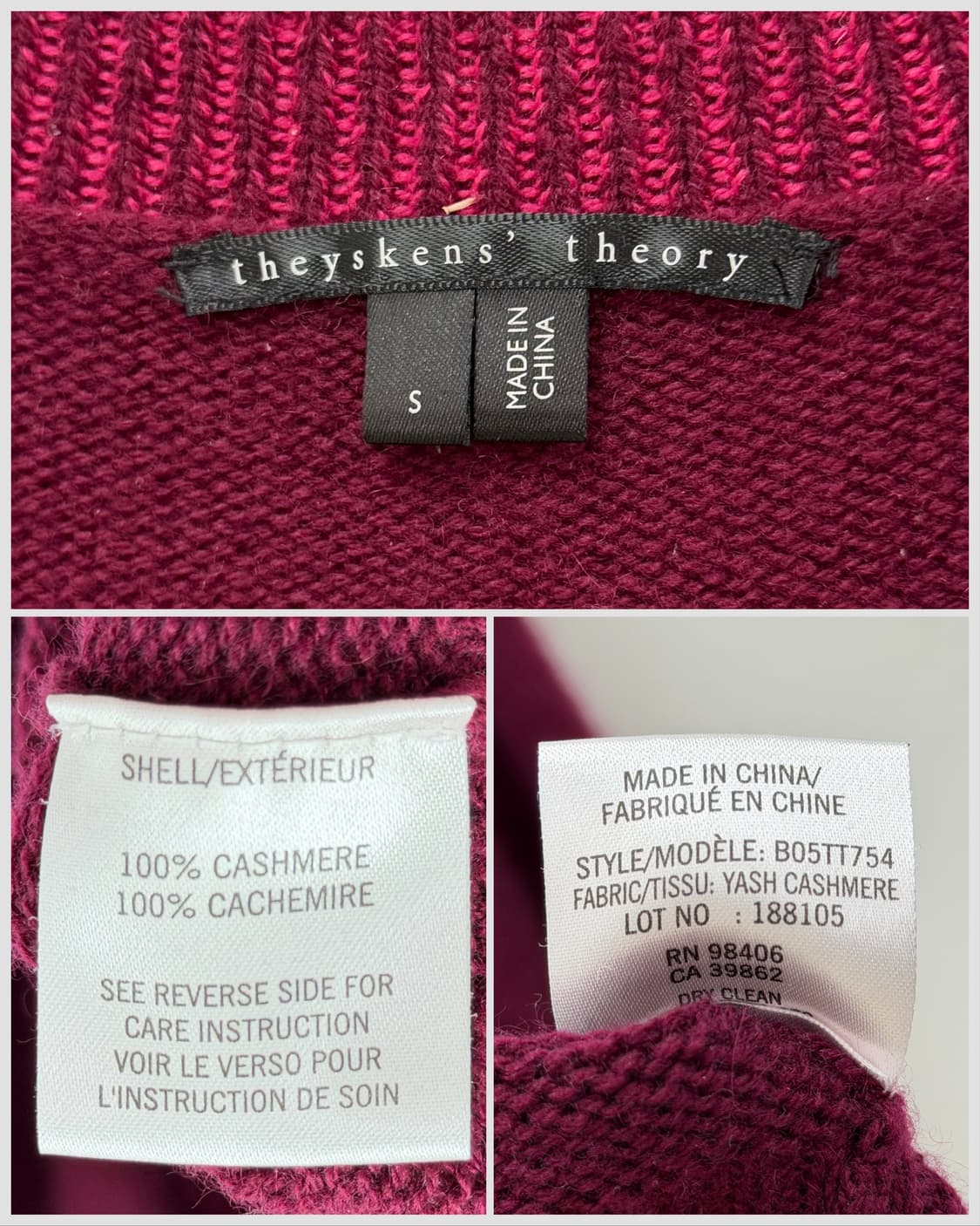 Theyskens' Theory 야쉬 캐시미어 브이넥 니트 상품이미지4