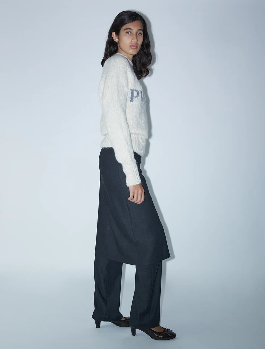[XS,S,M]팔로마울 Solo 알파카 니트/에크루 상품이미지4