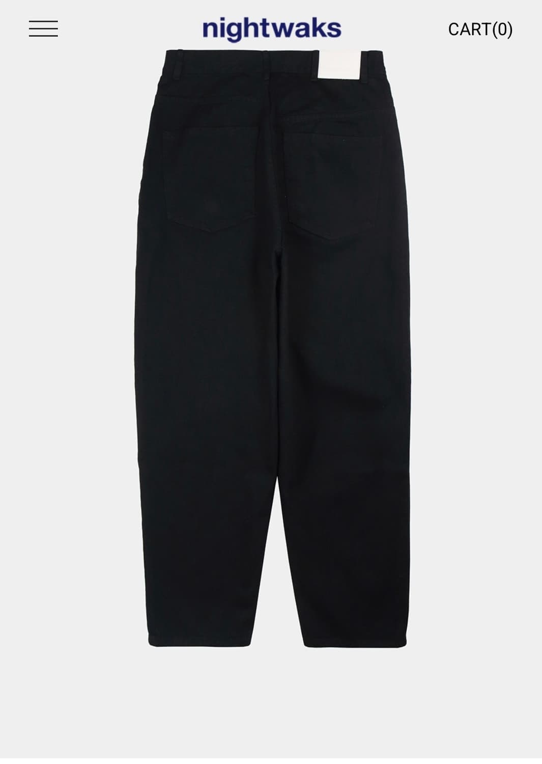 [HGBB STUDIO] YUPIK DENIM JEANS (BLACK) 상품이미지2