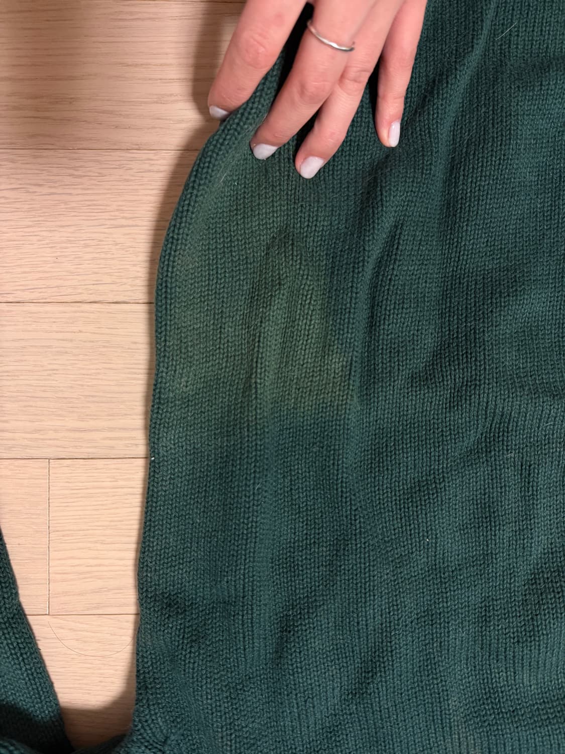 폴로 랄프로렌 꽈배기 니트 그린 남성 xl 상품이미지6