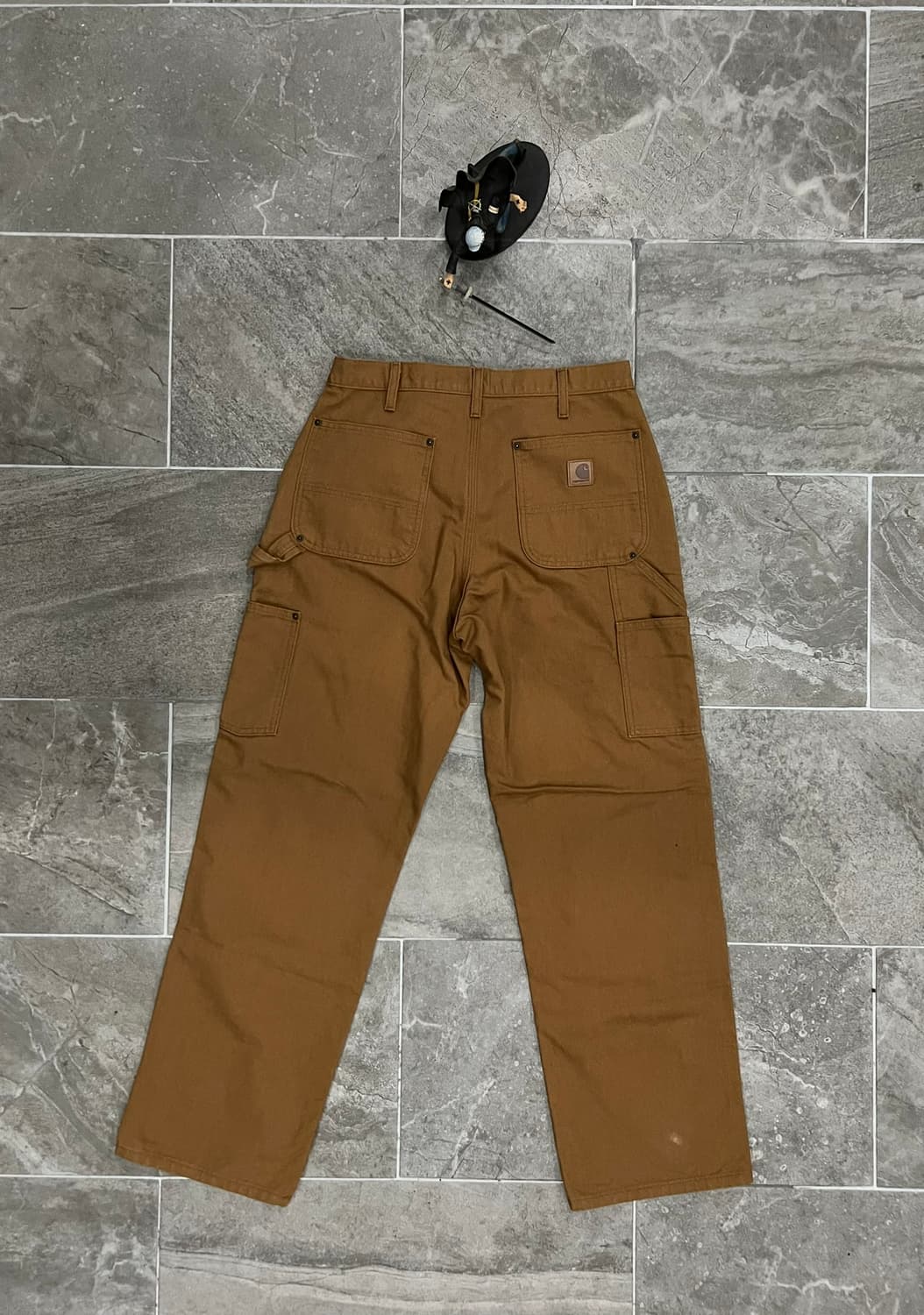 (32X32)칼하트 더블니 워크팬츠 B136 BRN 칼하트브라운 상품이미지2