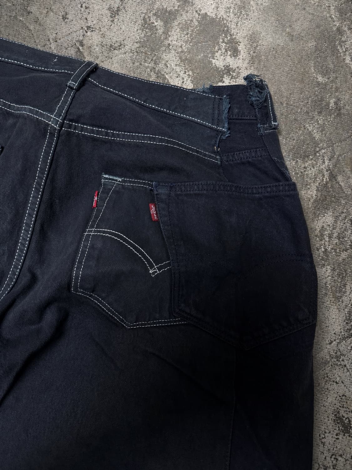 OLDPARK ZIP BAGGY, BLACK L 상품이미지7