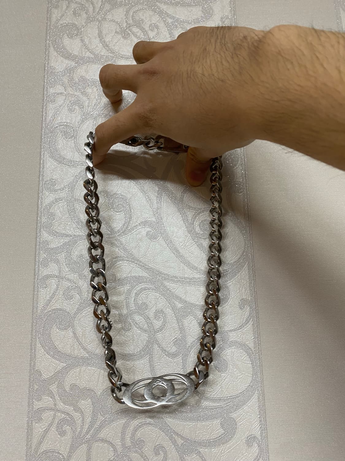 씨비전 CSC 아이코닉 체인 목걸이 실버 상품이미지2