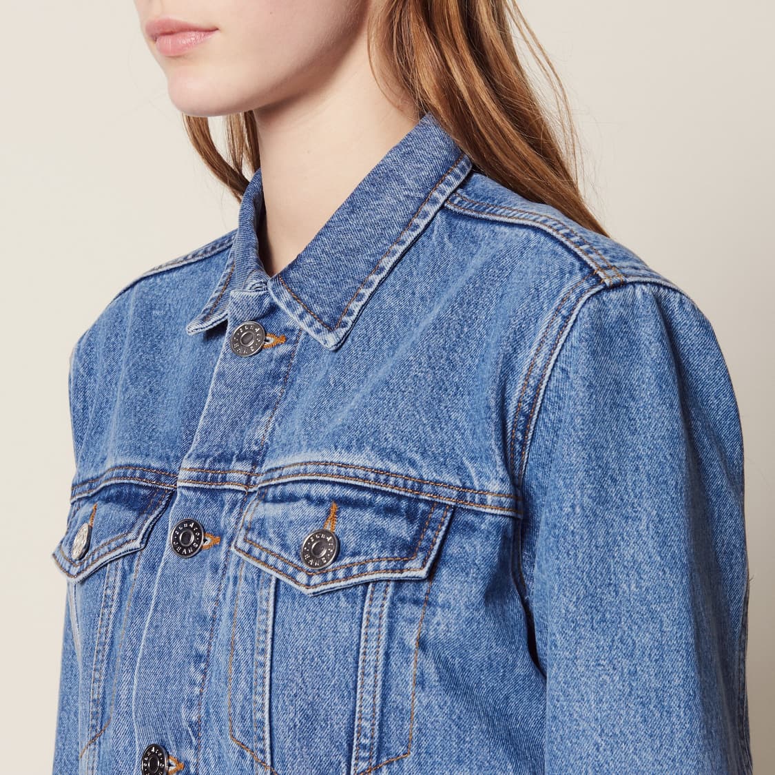 sandro 산드로 데님 자켓 상품이미지1
