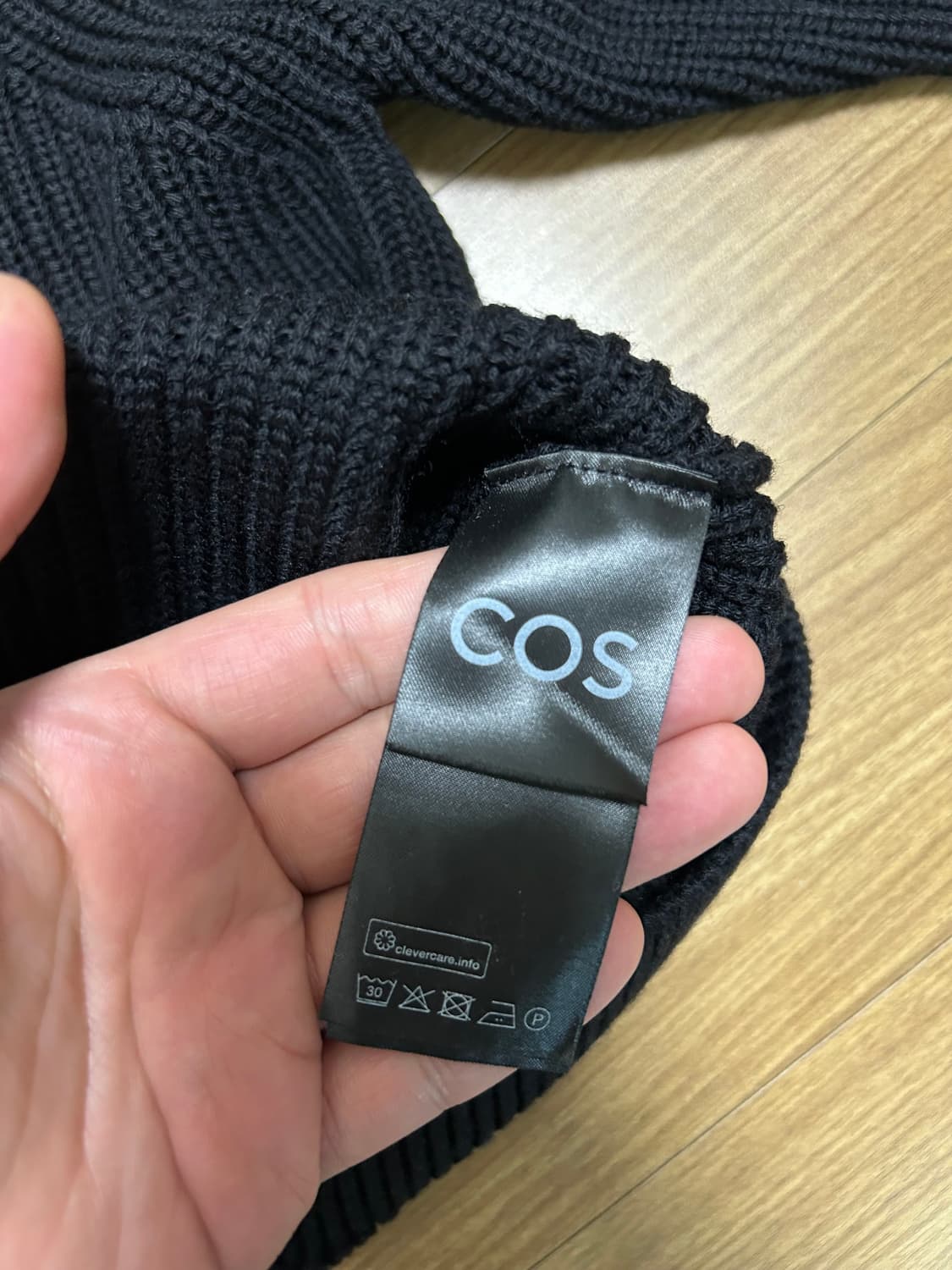 COS 코스 반집업 울니트 M 상품이미지4
