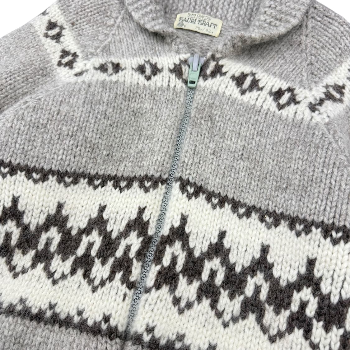 뉴질랜드 핸드메이드 코위찬 울자켓 상품이미지6