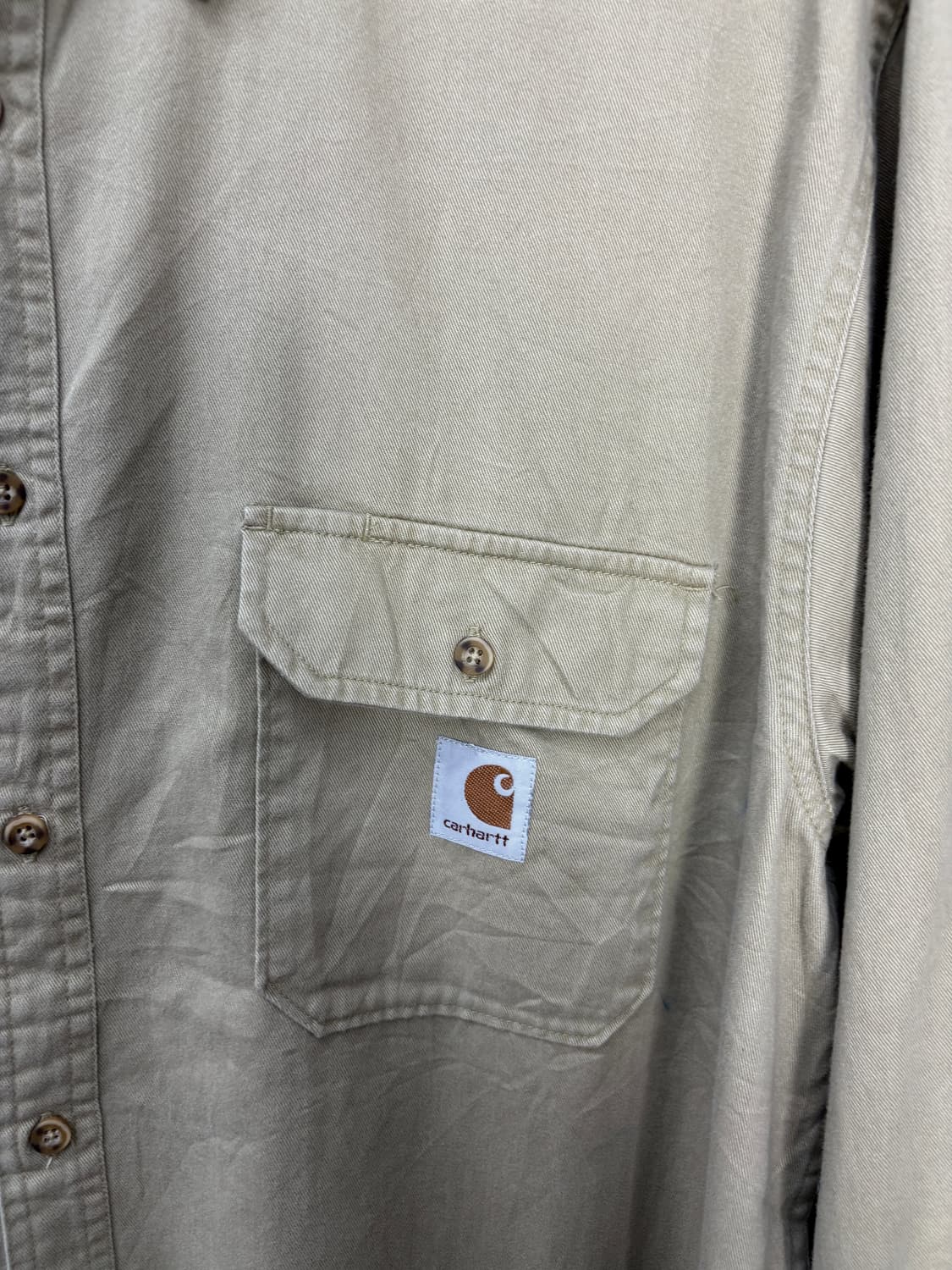 칼하트 로고 베이직 워크셔츠 A3515 상품이미지3