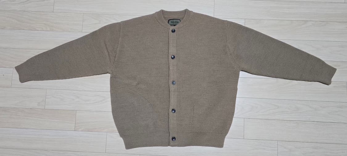 유니폼브릿지 피셔맨 울 니트 가디건 베이지 L 상품이미지3