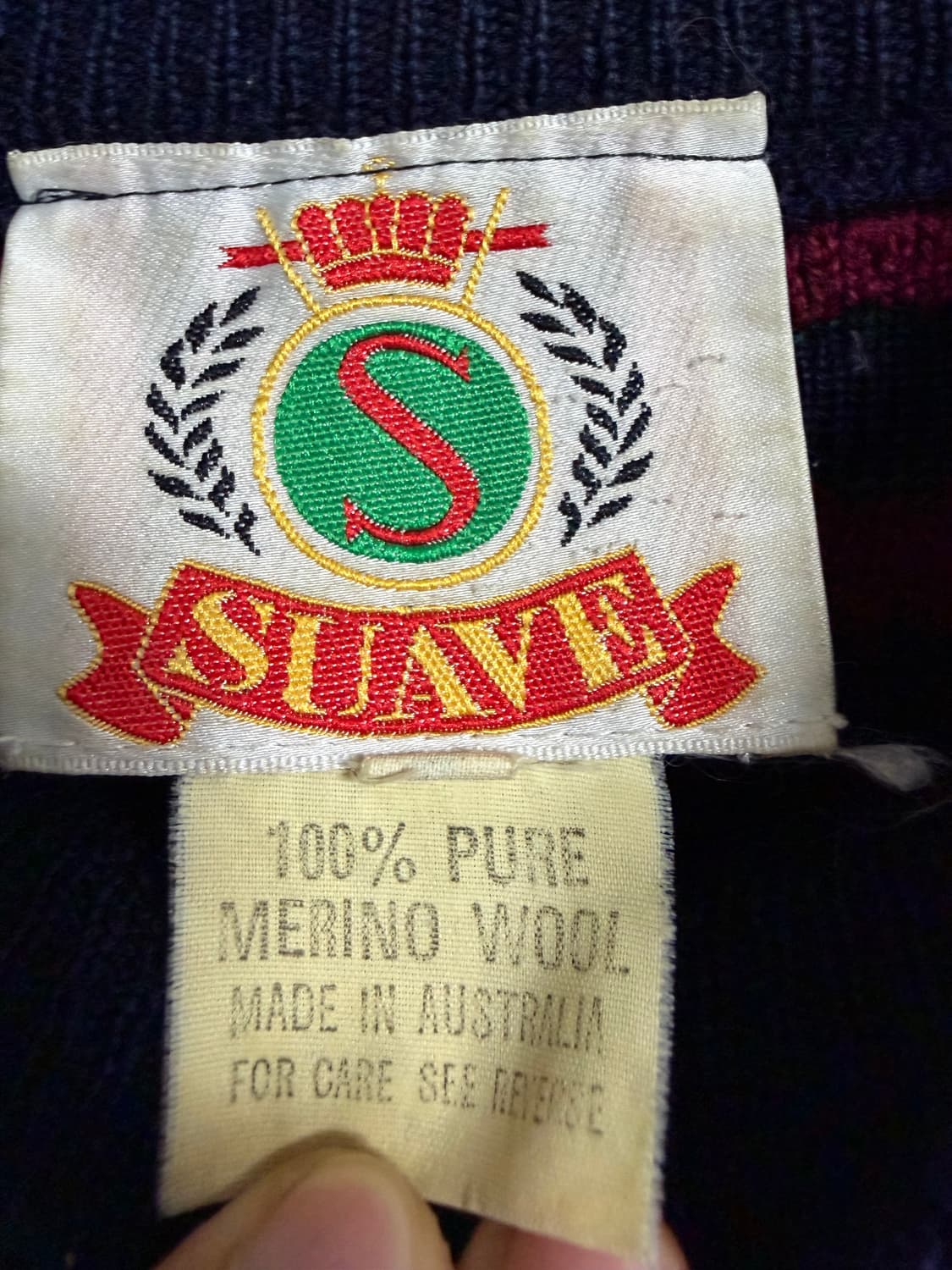 SUAVE 빈티지 오스트레일리아 메리노 울 니트 상품이미지4