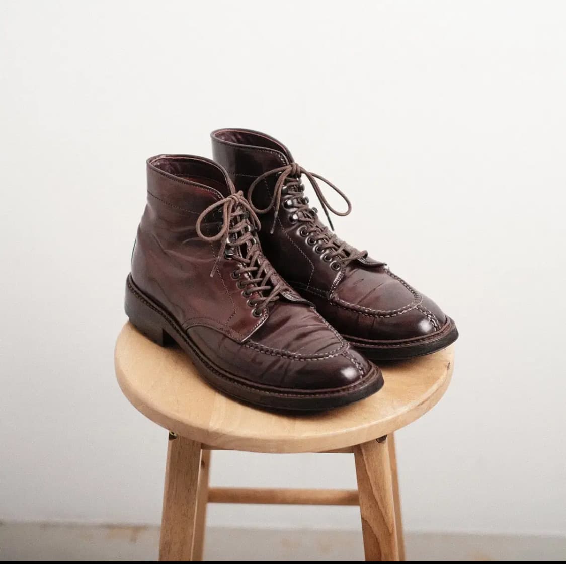 Alden40218HC 6.5D 버건디 코도반 탱커부츠 상품이미지1