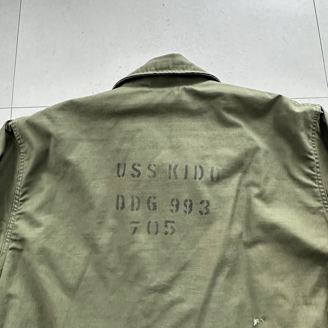 80s 미해군 USN A-2 덱자켁 XL 상품이미지8