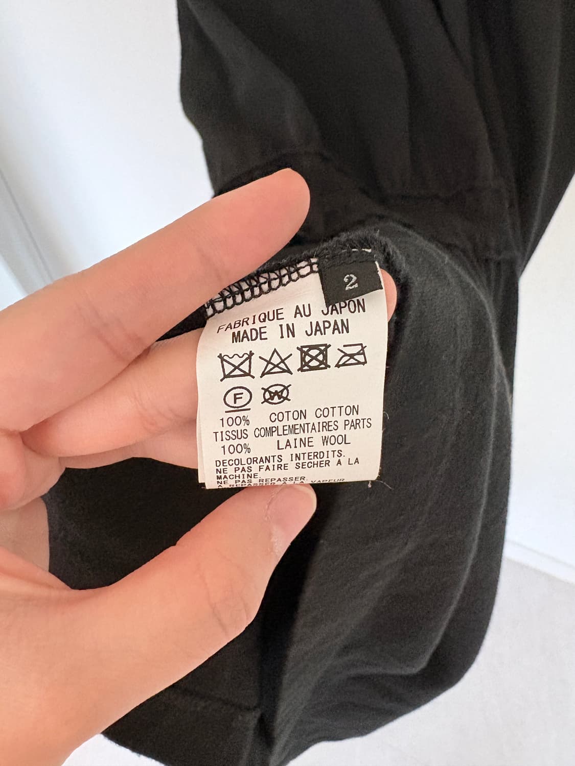 Y's 요지 야마모토 블랙 셔링 원피스 상품이미지7