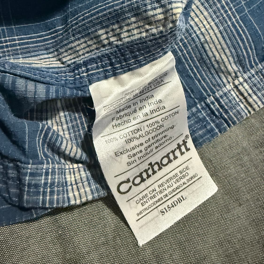 Short Sleeve Ripstop Plaid Shirt 상품이미지8