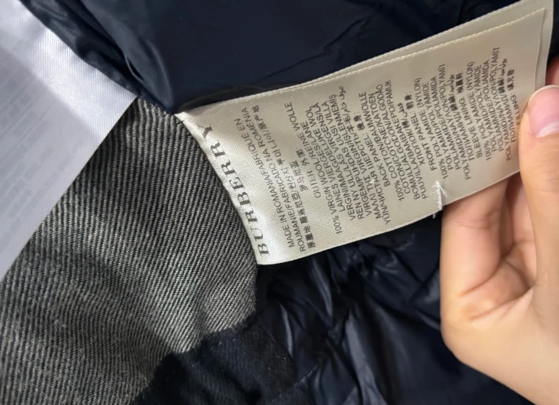 버버리 브릿 남성 패딩 자켓 블랙 95 상품이미지7