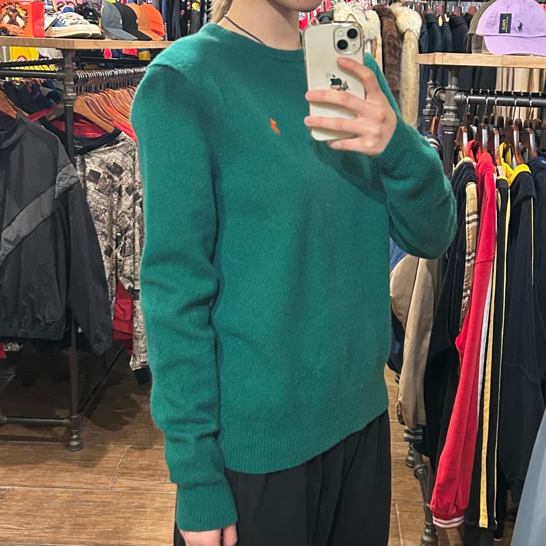 [HI] 폴로 니트 그린 상품이미지3