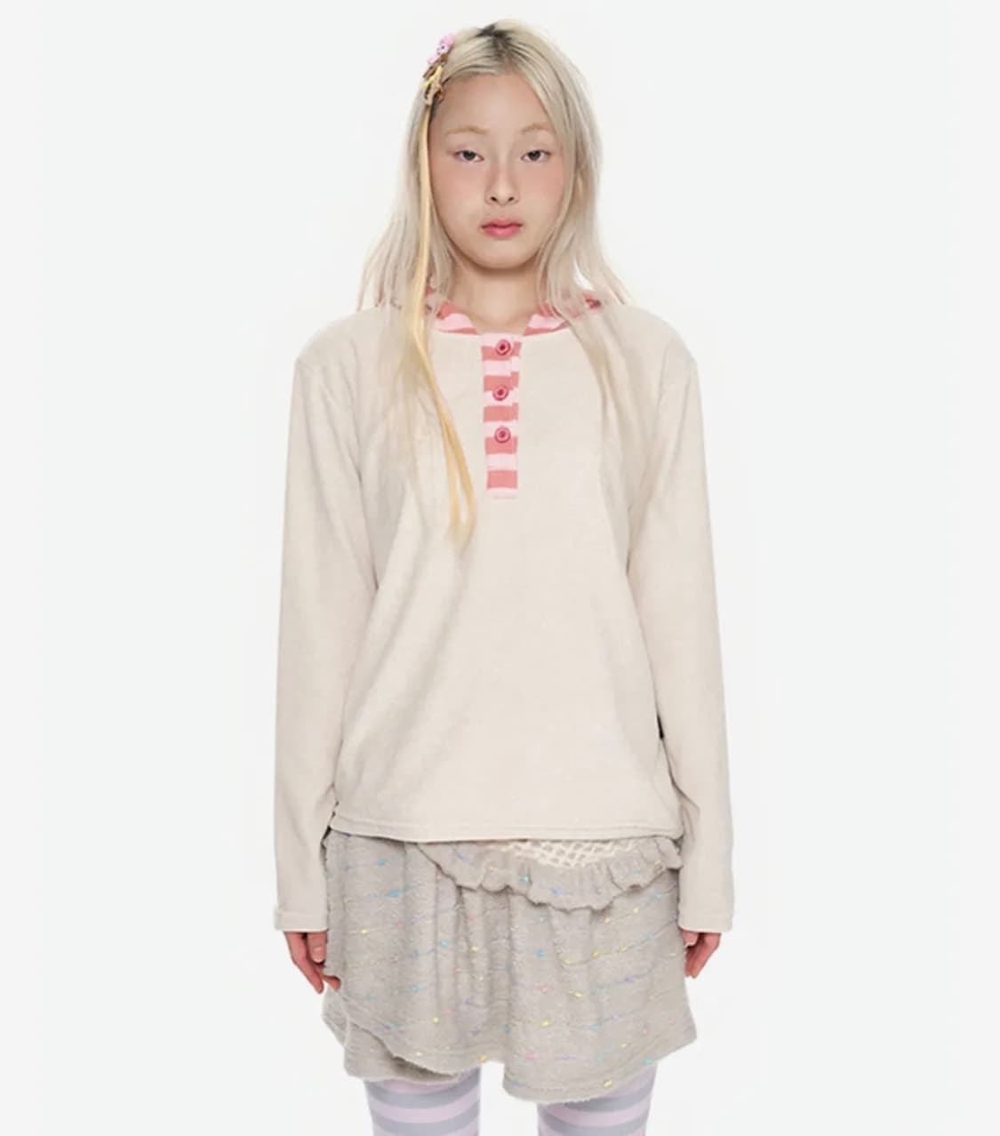 유쓰배쓰 후드 헨리티 상품이미지1