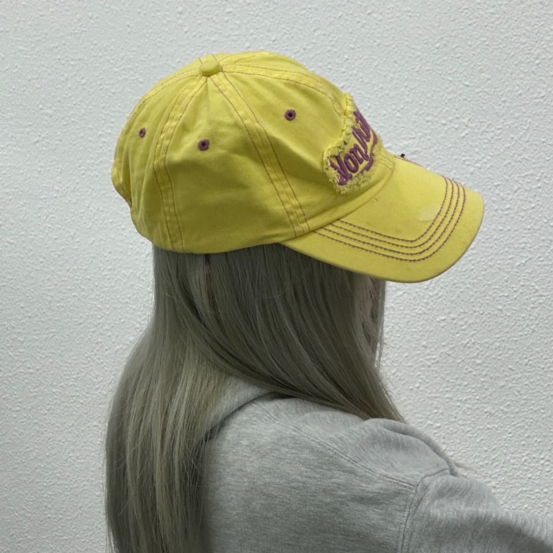 본더치 퍼플로고 옐로우 볼캡 상품이미지2