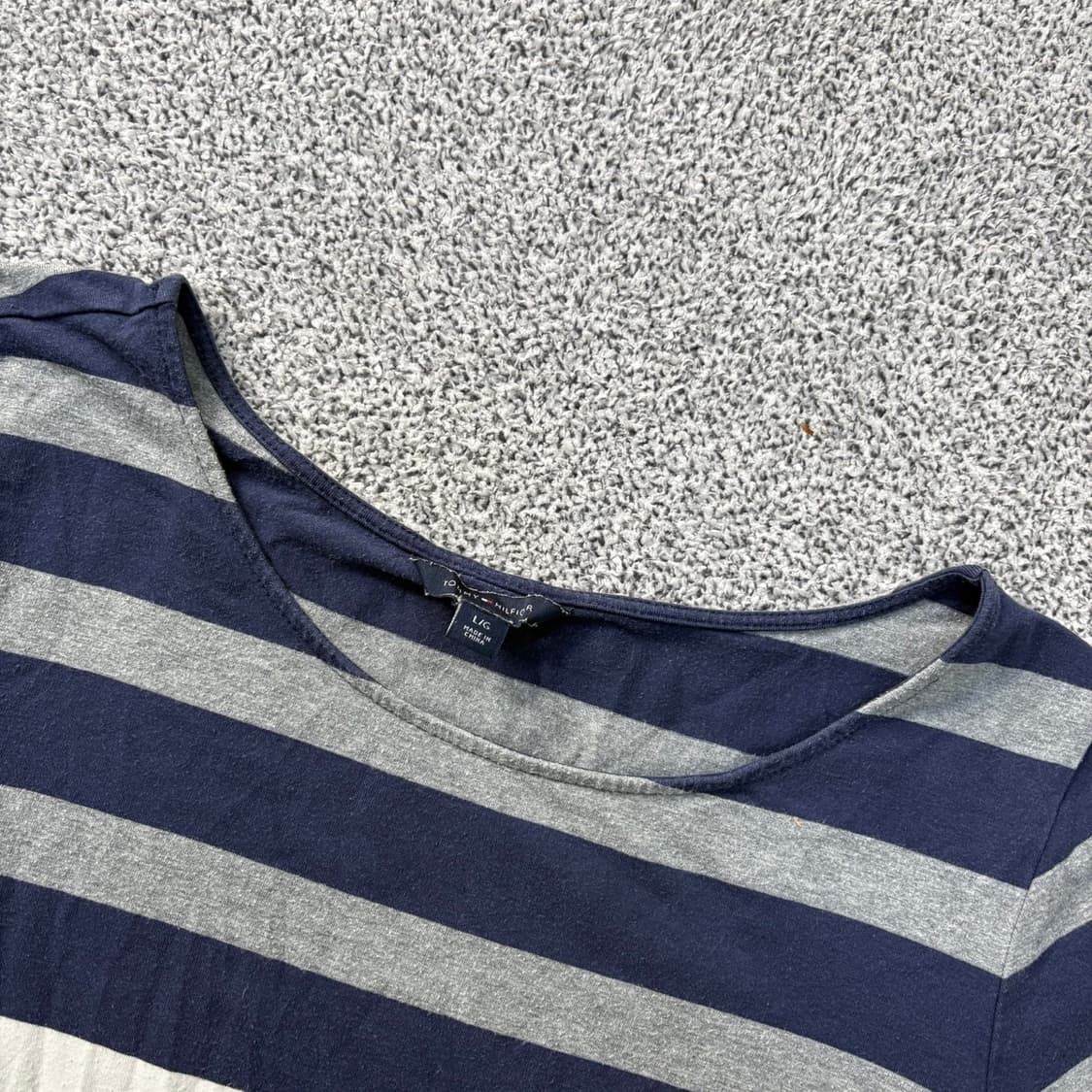 L 타미힐피거 스트라이프 반팔 원피스 0401J 상품이미지2