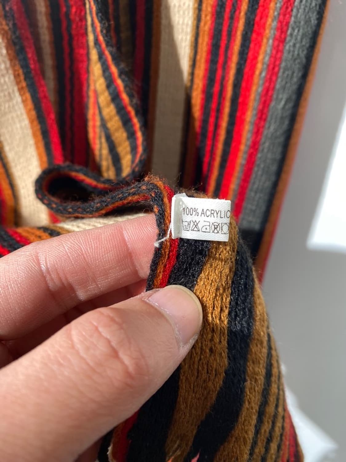 빈티지 스트라이프 머플러 상품이미지3