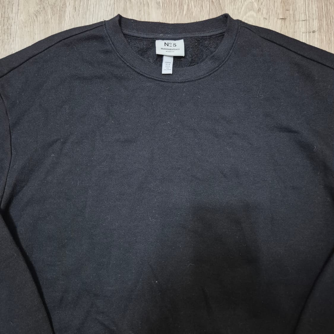 H&M ESSENTIALS 에이치앤엠 에센셜 릴랙시드핏 맨투맨 상품이미지2