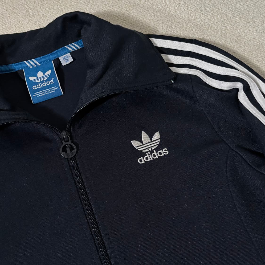 [90] 아디다스 신형 신유로파 네이비 남색 트랙탑 져지 상품이미지2