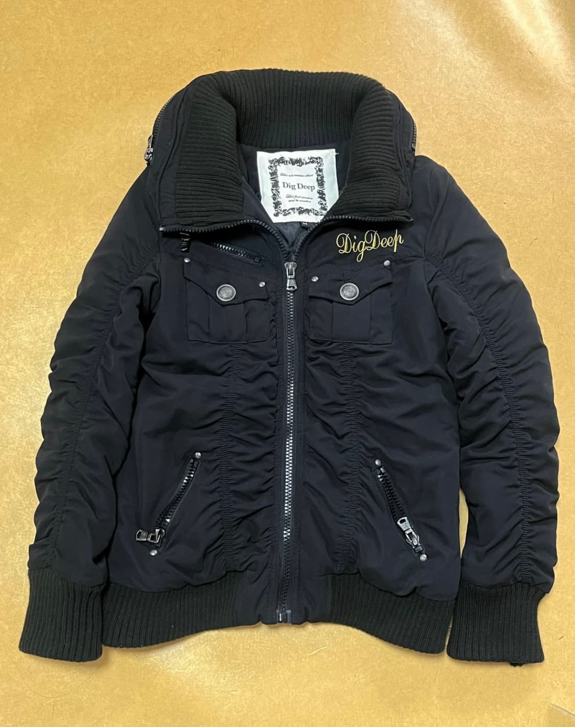 Dig deep 셔링 자켓 상품이미지1
