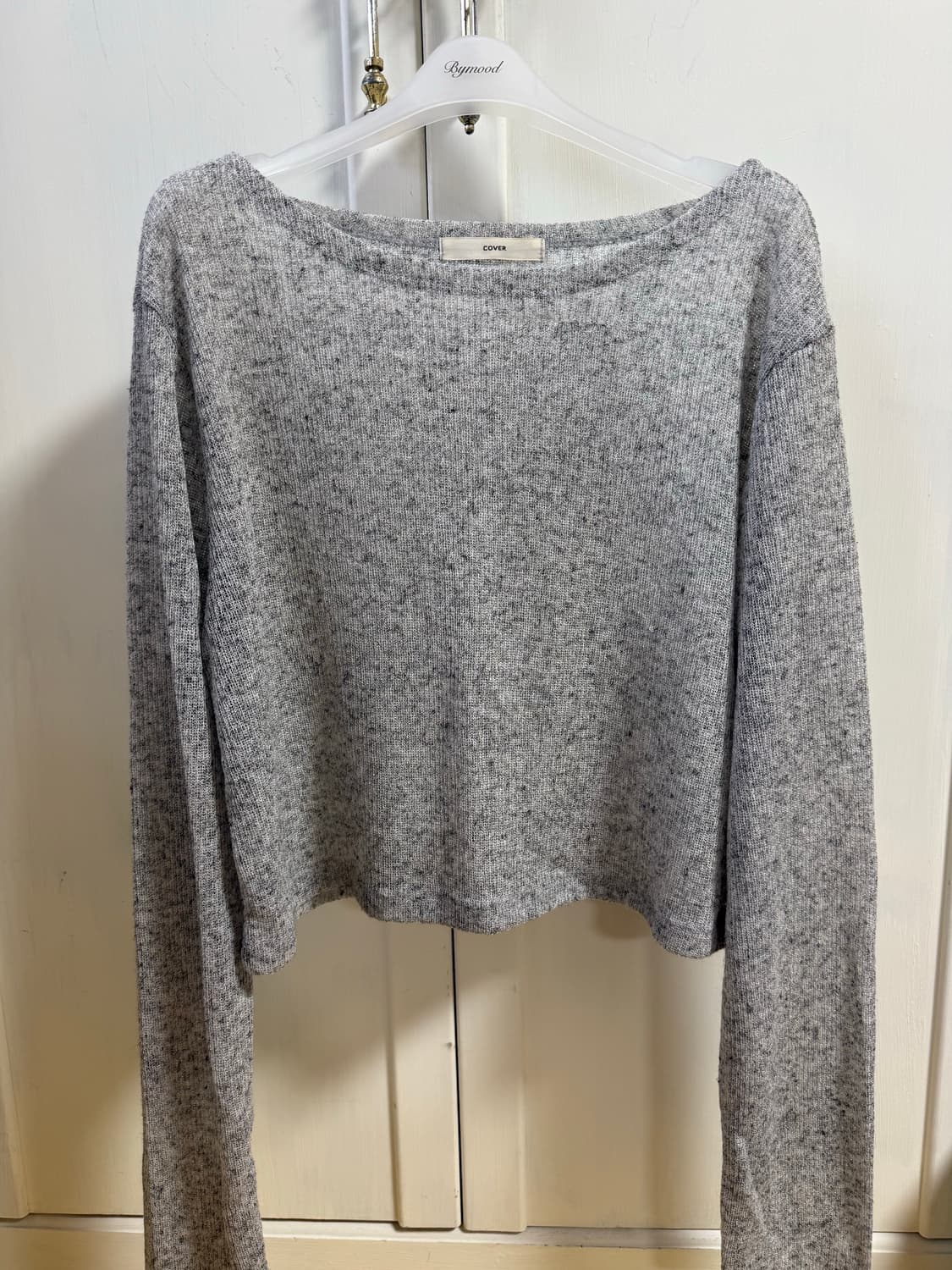 시스루 그레이 티셔츠 상품이미지3