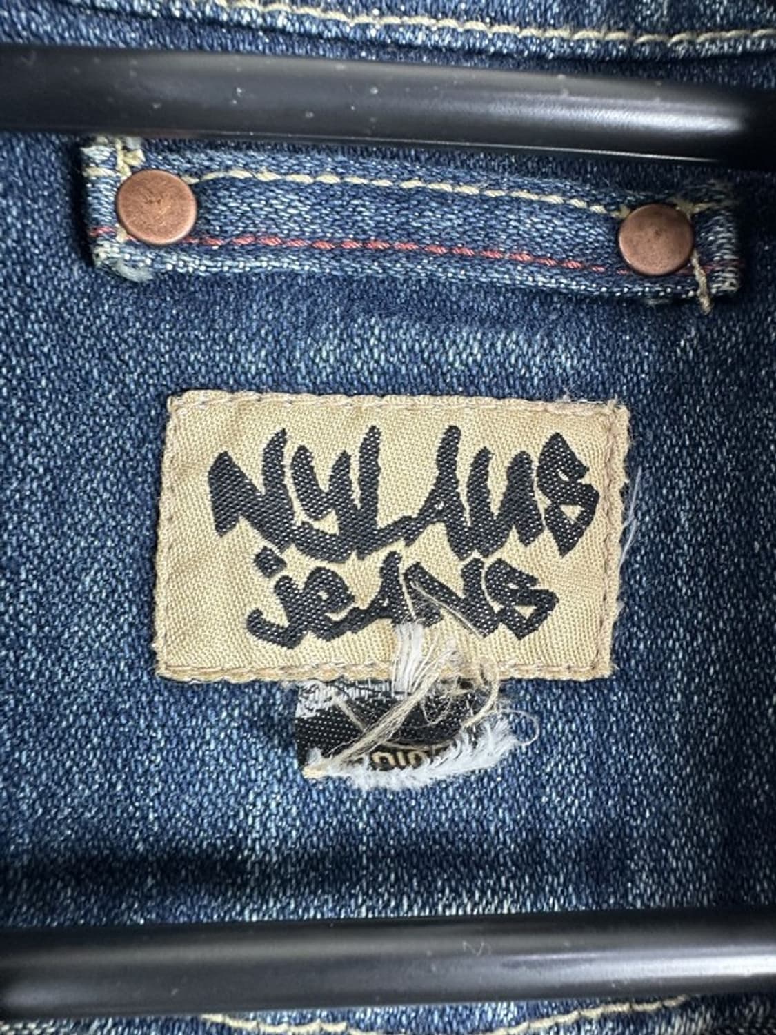 [M] NYLAUS 코튼100% 데님블레이저 상품이미지3