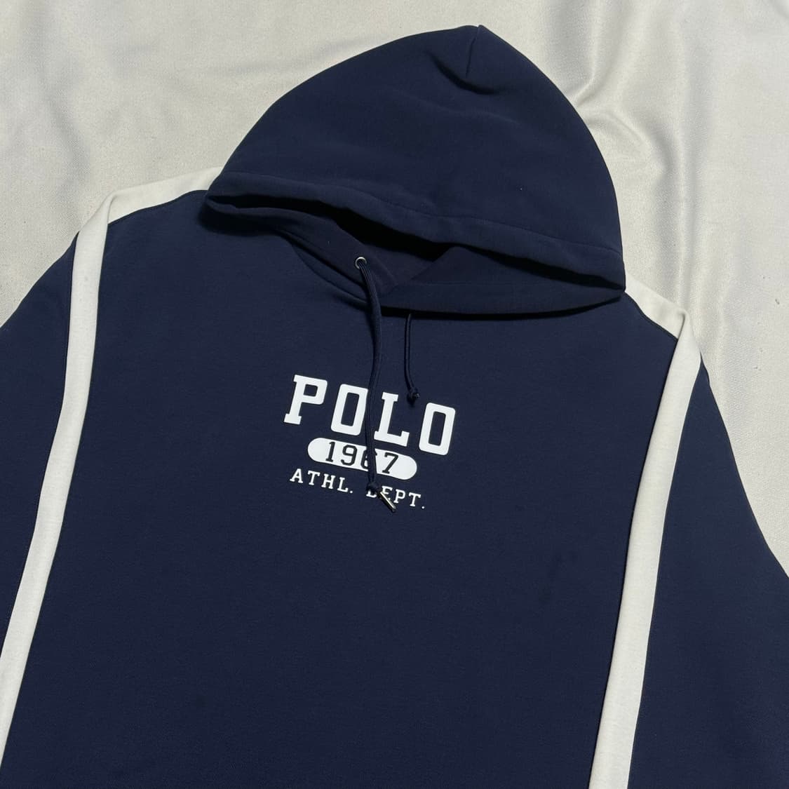 XXL 폴로랄프로렌 로고 더블 니트 후드티 상품이미지1