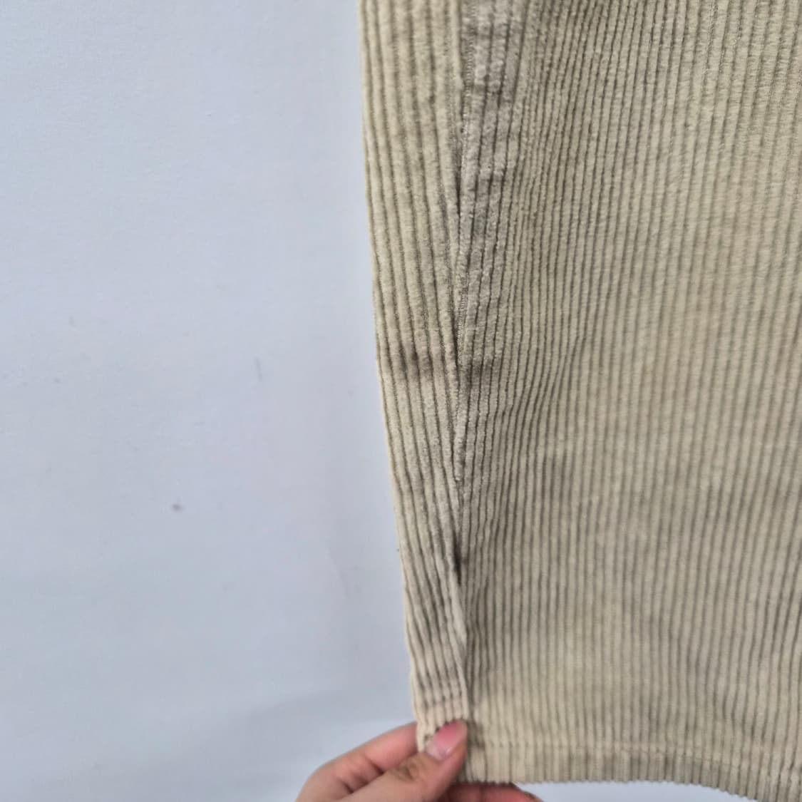칼하트 베이지 코듀로이 골덴 바지 남성 33in 상품이미지3