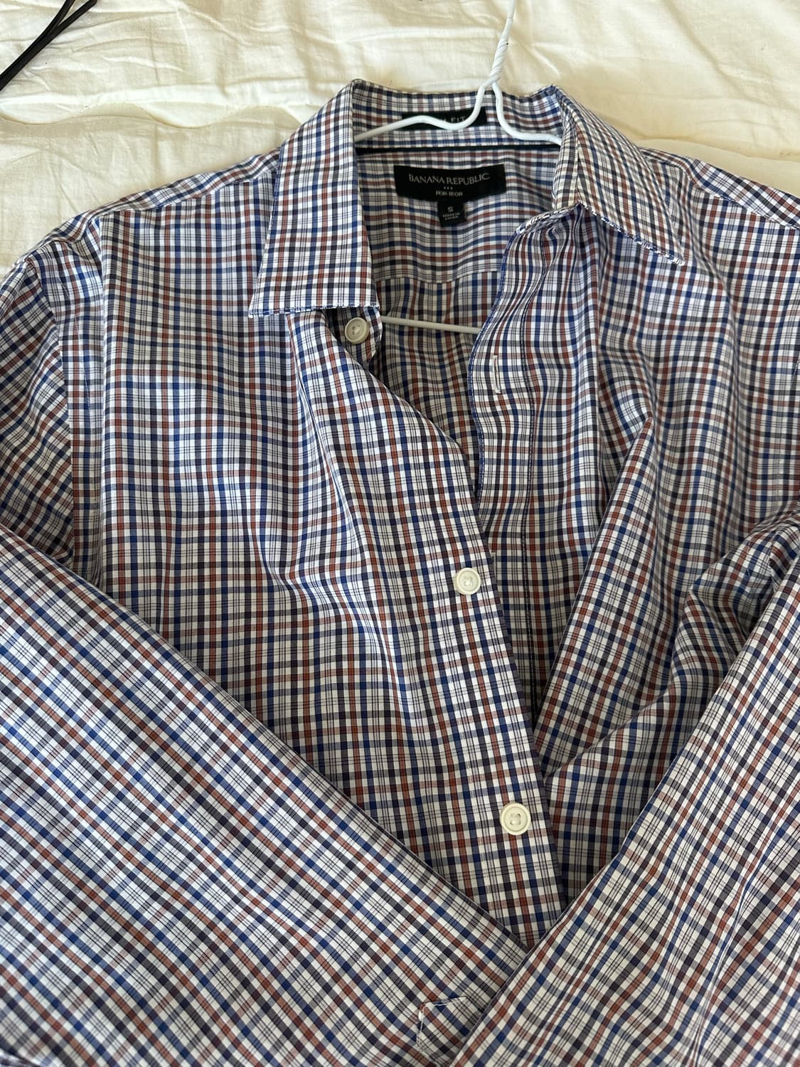 바나나리퍼블릭 체크셔츠 상품이미지1