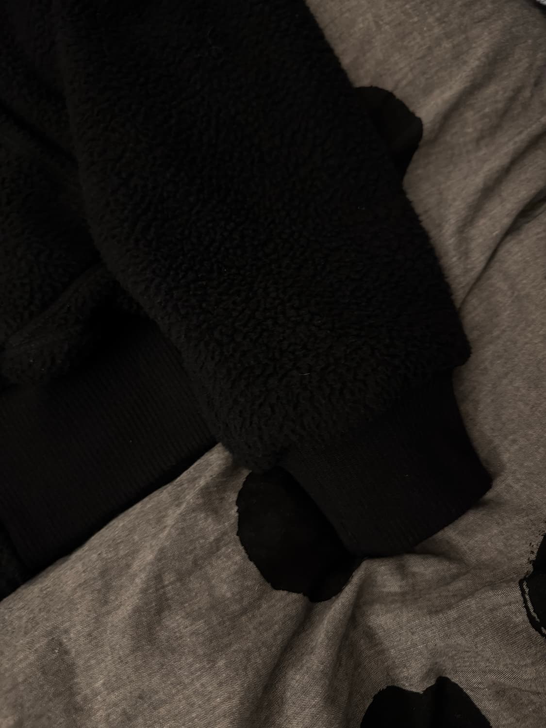 코이세이오 라운드 카라 플리스 자켓 블랙 상품이미지6