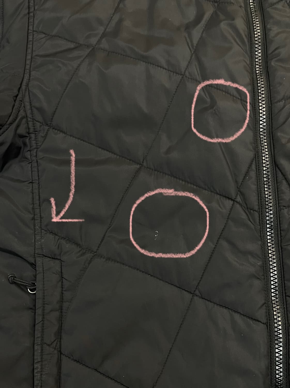 노스페이스 퀄팅 자켓 블랙 105(XL) #csz2767 상품이미지6