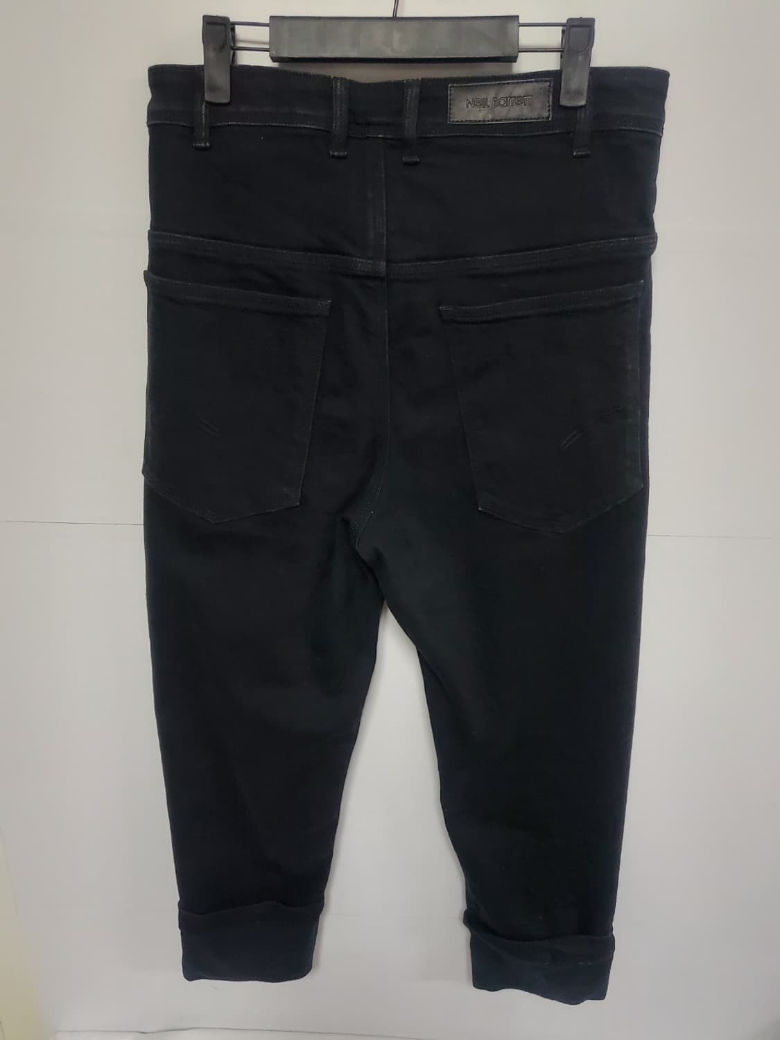 닐바렛 블랙 데님 팬츠 매장판정품 허리32사이즈  상품이미지2