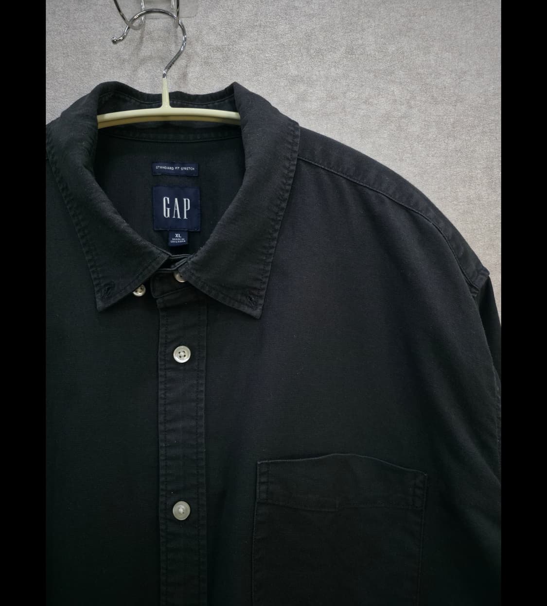 GAP 블랙 버튼다운 셔츠 GAP 상품이미지2