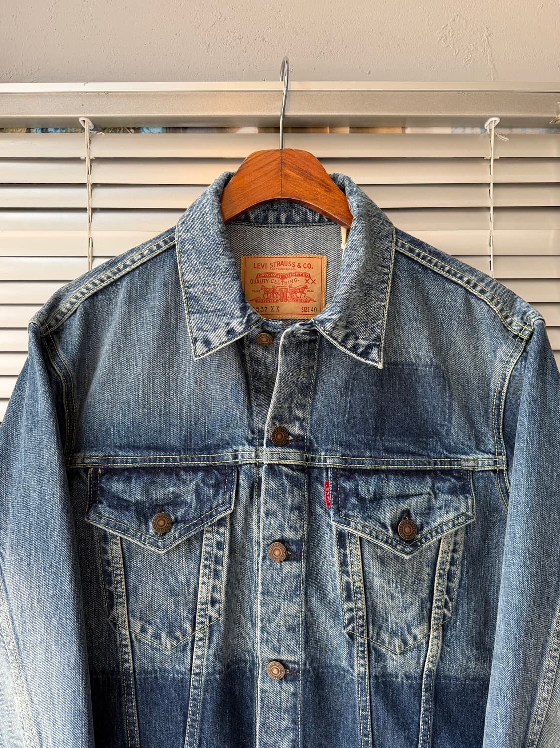 LVC 557xx 1961 type-3 FOLK CITY 데님 트러커자켓 상품이미지3