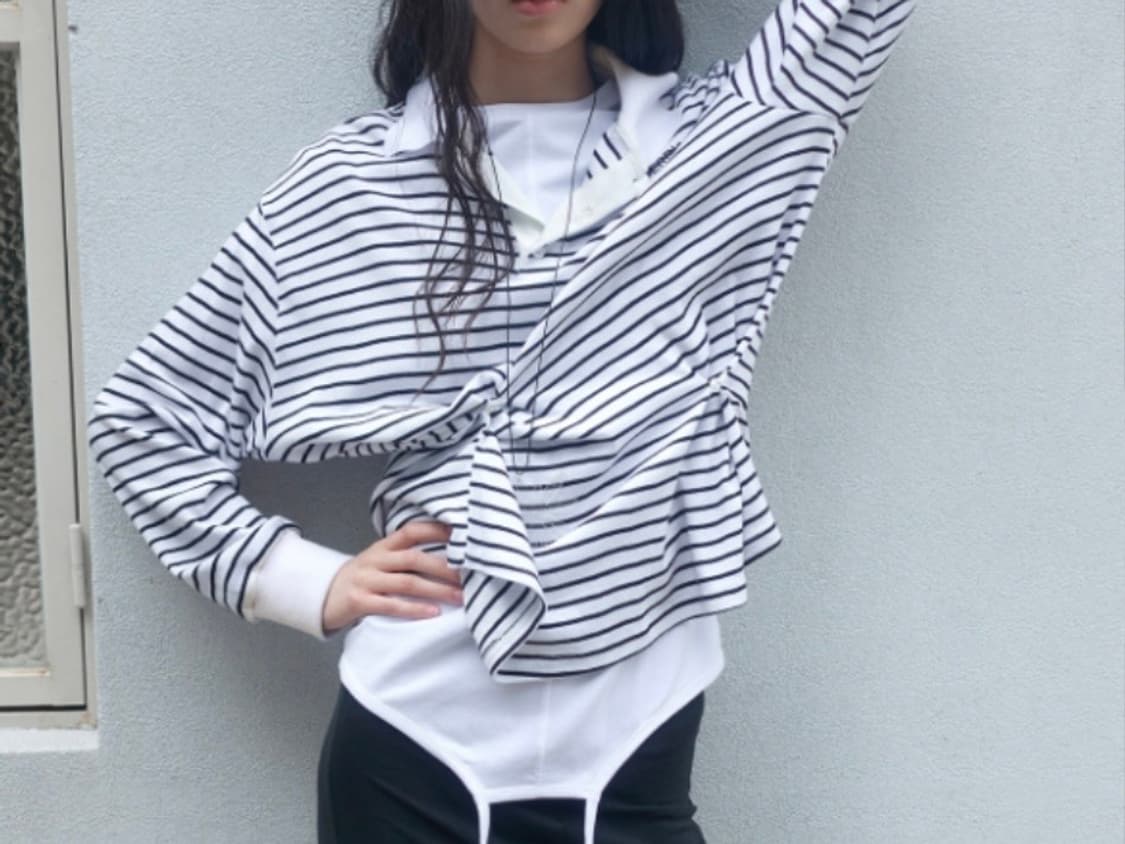 세릭 스트라이프 버튼 핀치탑 피케티 상품이미지3