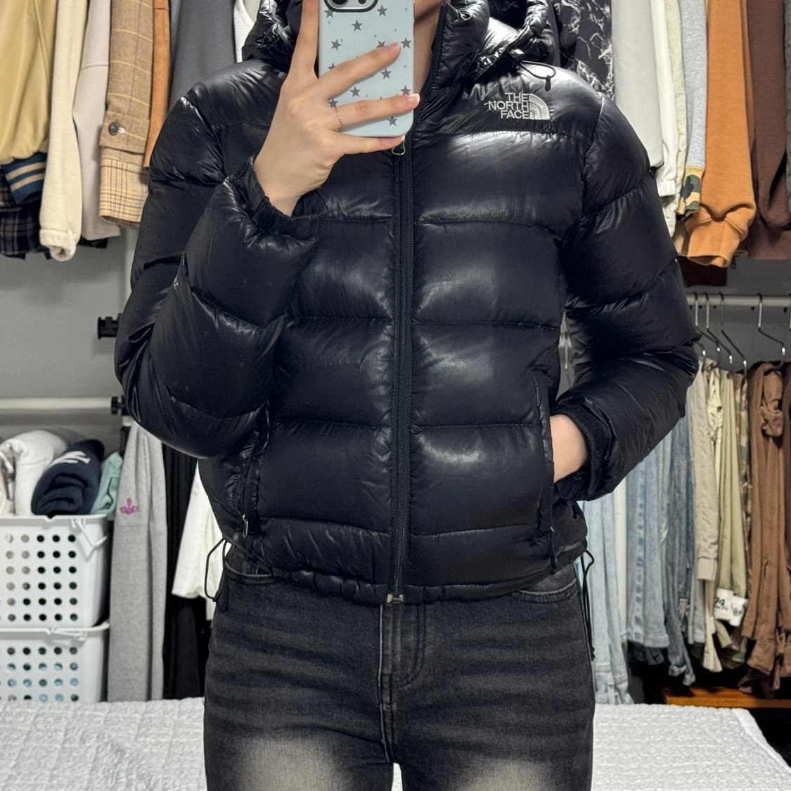 노스페이스 눕시 700 메트로 유광 패딩 상품이미지1