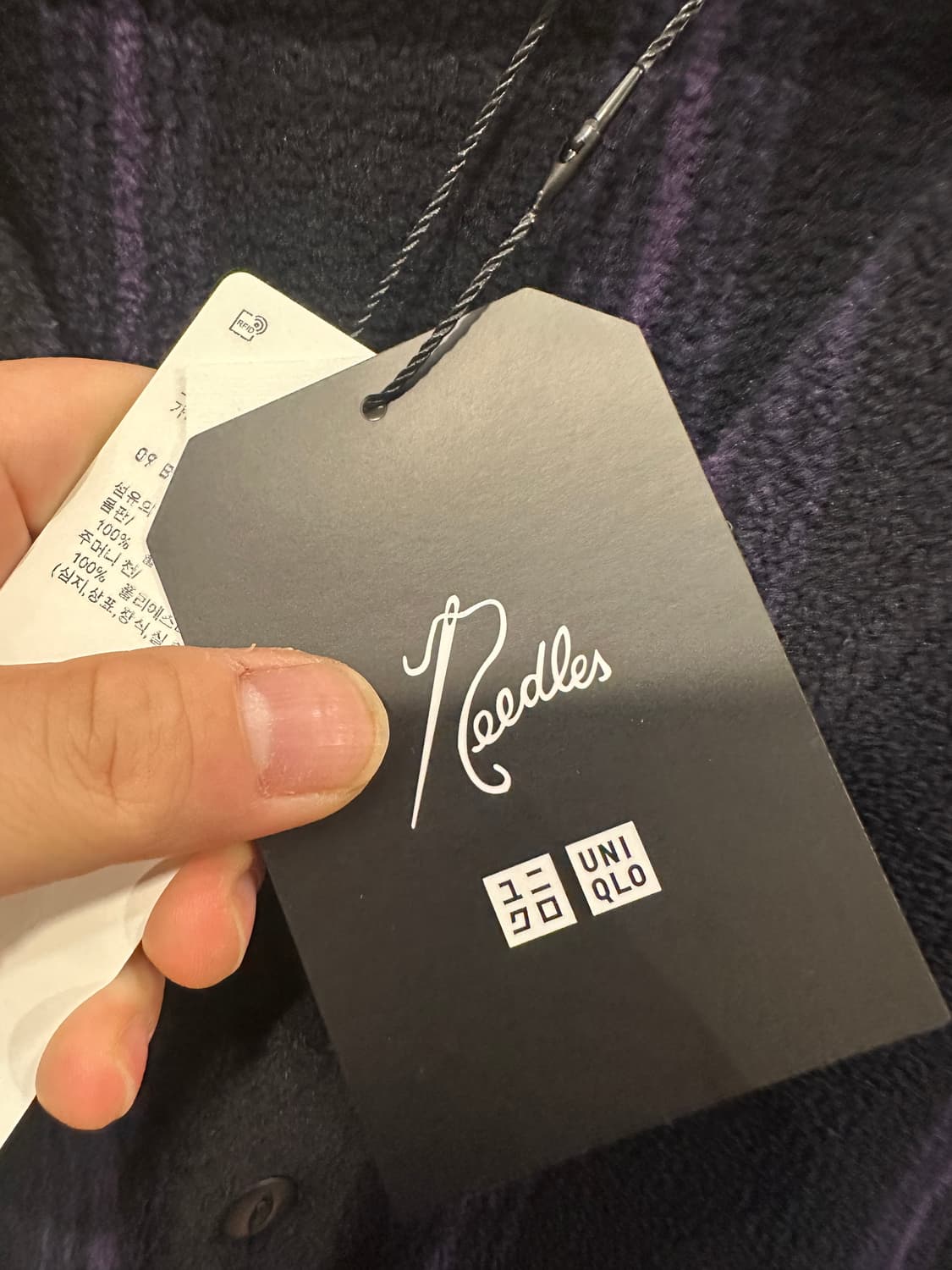 유니클로X니들스 후리스 가디건 상품이미지4